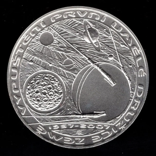 60/ 200 KČ 2007 - 50. výročí vypuštění první umělé družice Země