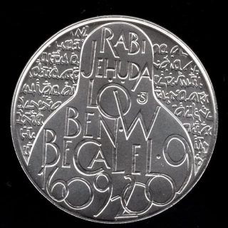 70/ 200 KČ 2009 - 400. výročí úmrtí rabiho Jehudy Löwa ben Becalel