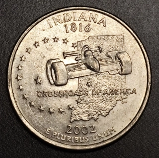 1/4 Dollar 2002 P