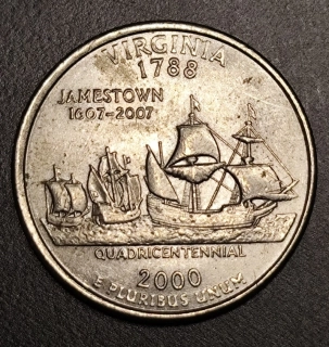 1/4 Dollar 2000 P