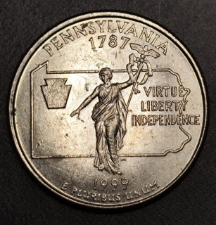 1/4 Dollar 1999 P