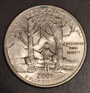 1/4 Dollar 2001 D