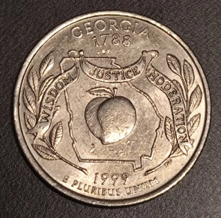 1/4 Dollar 1999 P