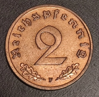 2 Pfennig 1937 F
