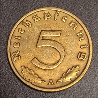 5 Pfennig 1937 A