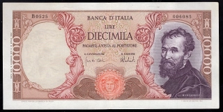 10000 Lire - Taliansko 1973