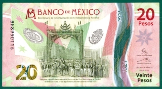 20 pesos, 2022 - Mexiko
