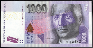 SK44/ 1000 Sk - Slovensko - Séria P, 2005 aUNC