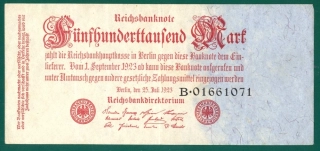 500000 Reichsmark, r.1923