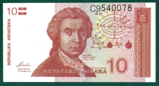 10 Dinara - Chorvátsko