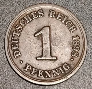 1 Pfennig 1898 E