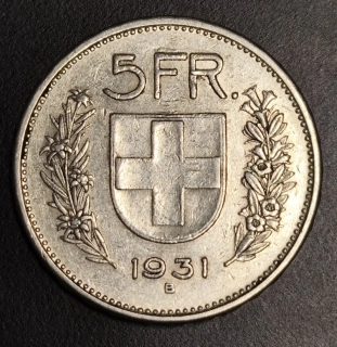 5 Francs 1931