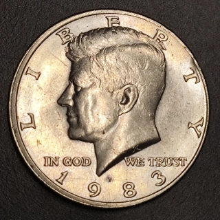 1/2 Dollar 1983 P