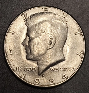 1/2 Dollar 1984 P