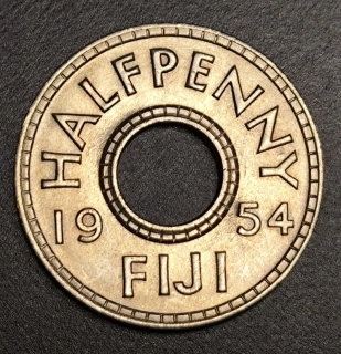 1/2 Penny 1954