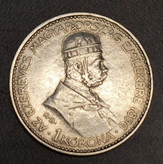 1 Koruna 1896