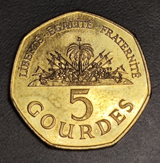 5 Gourdes 1998