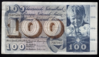 100 Francs 1971