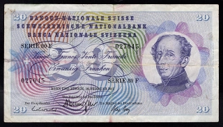 20 Francs 1971