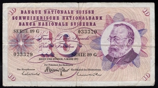 10 Francs 1973