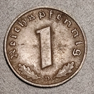 1 Pfennig 1938 D