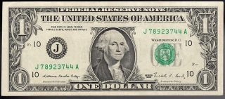 1 Dollar 1988 J