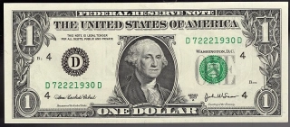 1 Dollar 2003 D
