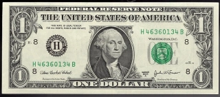 1 Dollar 2003 H