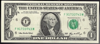 1 Dollar 2006 F