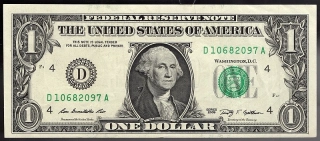 1 Dollar 2009 D