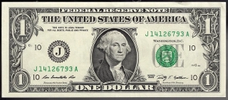 1 Dollar 2009 J