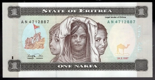 1 Nakfa 1997 UNC - Eritrea