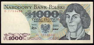 1000 Zlotých 1975 , Séria D