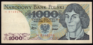 1000 Zlotých 1975 , Séria H