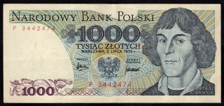 1000 Zlotých 1975 , Séria P