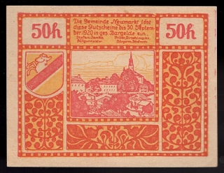 50 Heller 1920 UNC - Salzburg