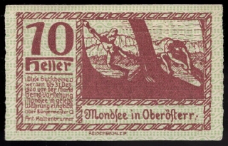 10 Heller 1920 UNC - Mondsee