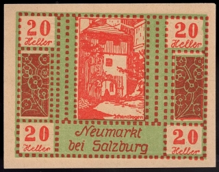 20 Heller 1920 aUNC - Salzburg