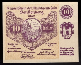 10 Heller 1920 - Senftenberg