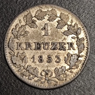1 Kreuzer 1853