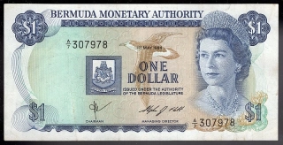 1 Dollar 1984 - Bermudy