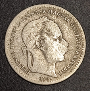 20 Grajciar 1869 GY.F.