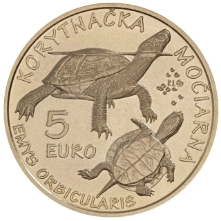 5 € Slovensko 2026 - Korytnačka močiarna