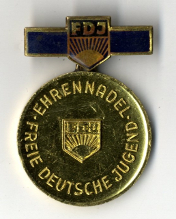 FDJ - EHRENNADEL FREIE DEUTSCHE JUGEND