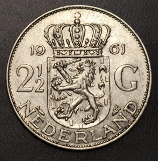 2,5 Gulden 1961