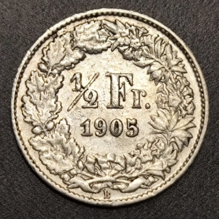 1/2 Franc 1905