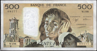 500 Francs 1992