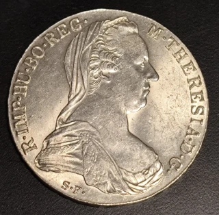 Levantský toliar 1780 NOVORAZBA