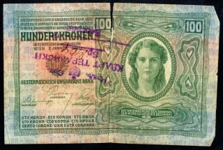 100 Korona 1912 F