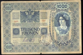 1000 Korona 1902 A
